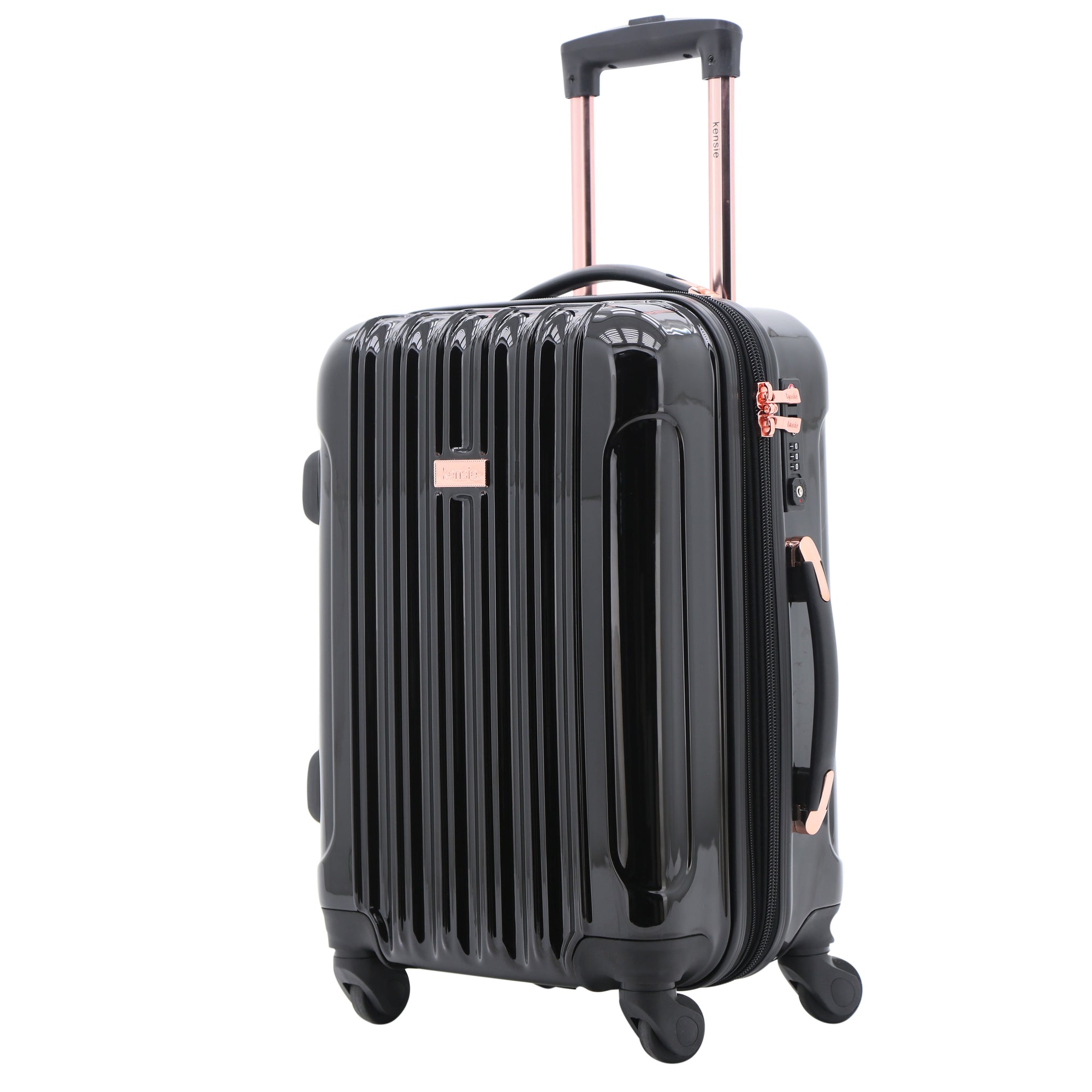 kensie Women's Alma Luggage, 3 Piece Set (28"/24"/20") or 20" Carry-On