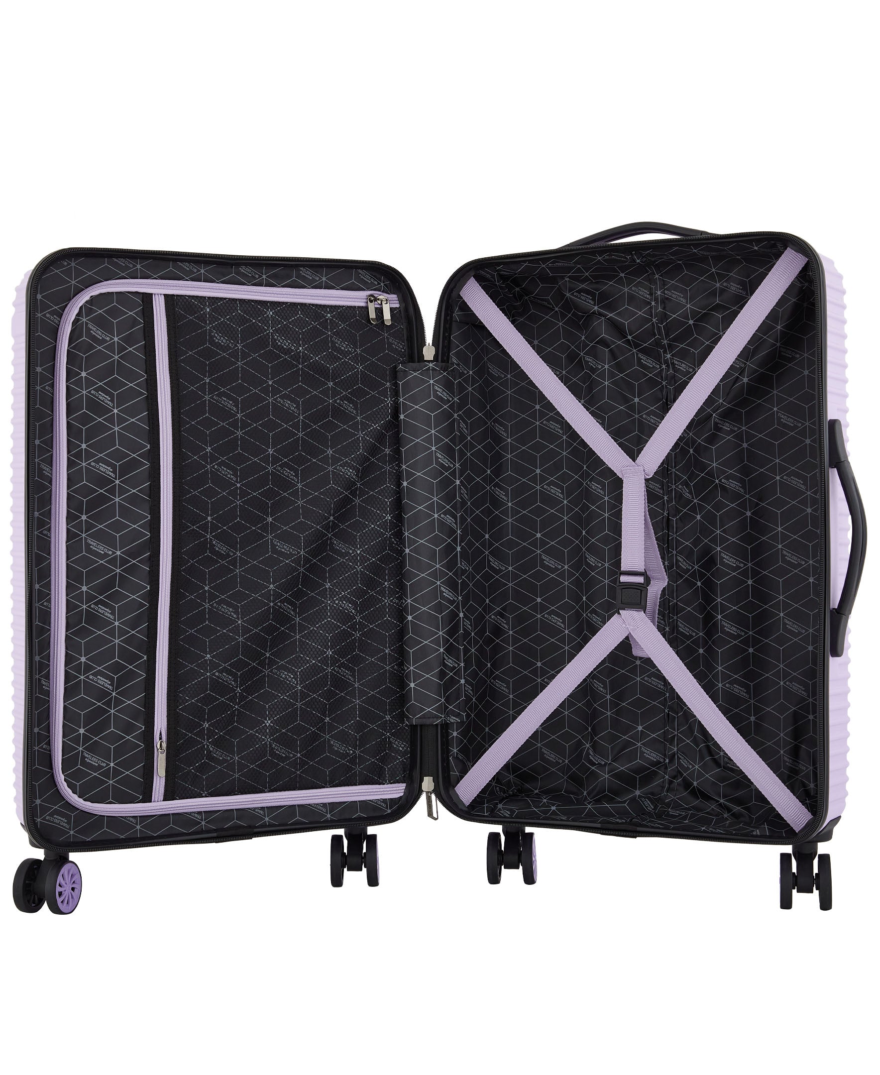 Travelers Club Basette 3 Piece Hardside Luggage Set