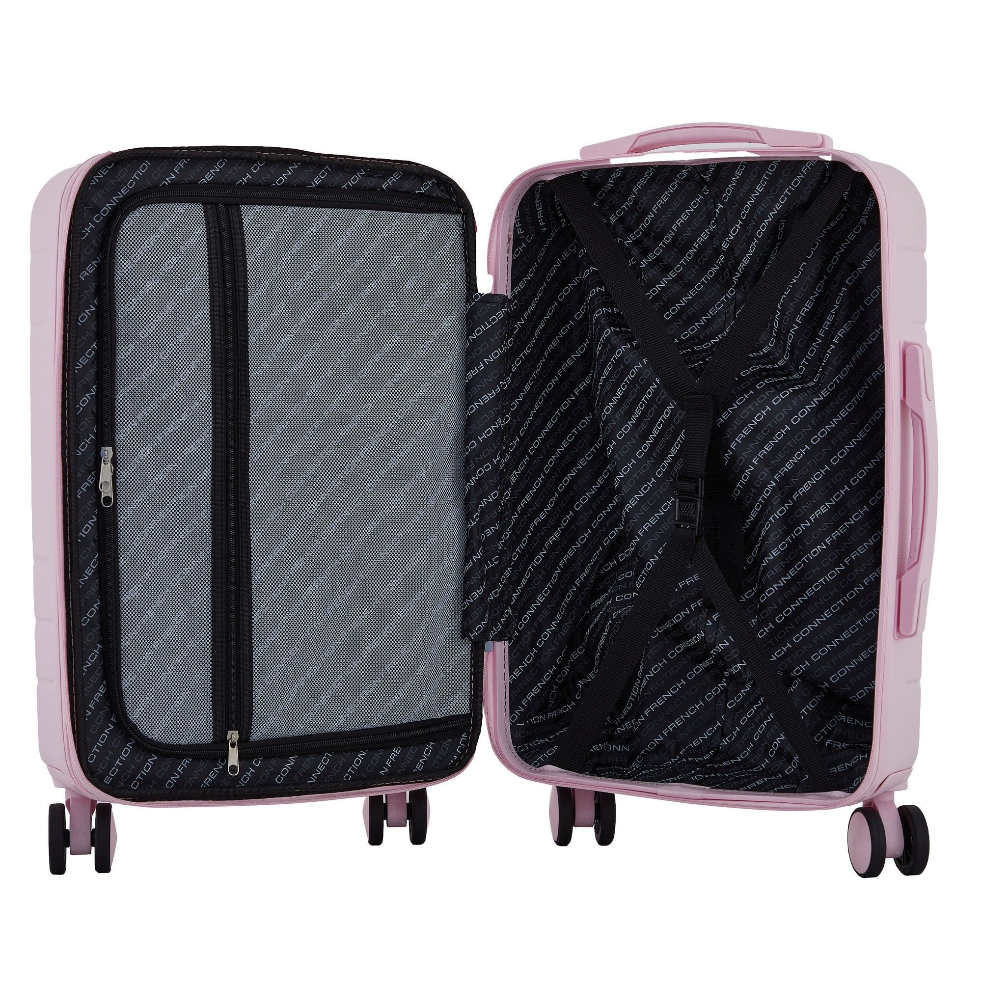 French Connection 22&quot; St. Martin Carry-On Luggage with Cup Holder/USB Ports