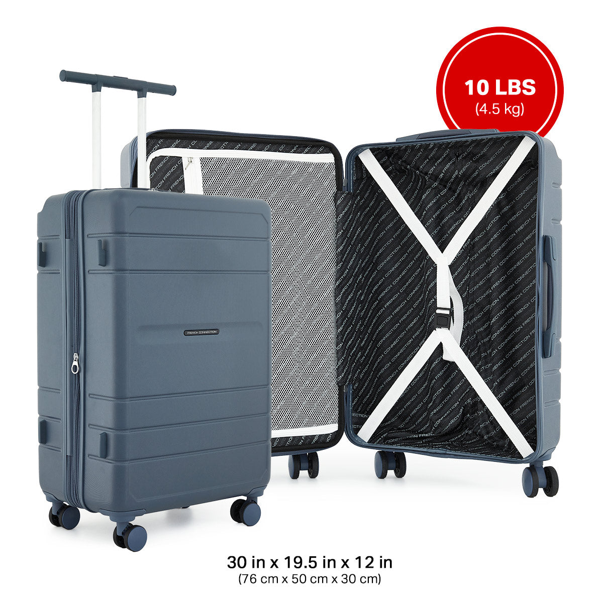French Connection St. Martin Wing-On™ Luggage, 3-Piece Set or 22-inch Carry-On