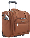 TPRC 15" Smart Under Seat Carry-On Luggage with USB Charging Port