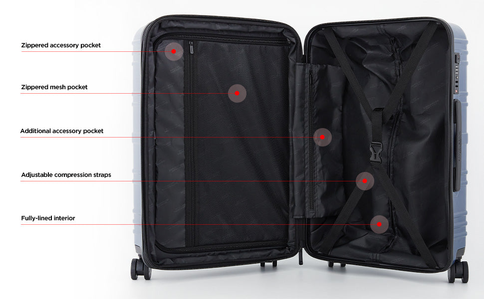 Scotch &amp; Soda 3 Piece Rotterdam Luggage Set
