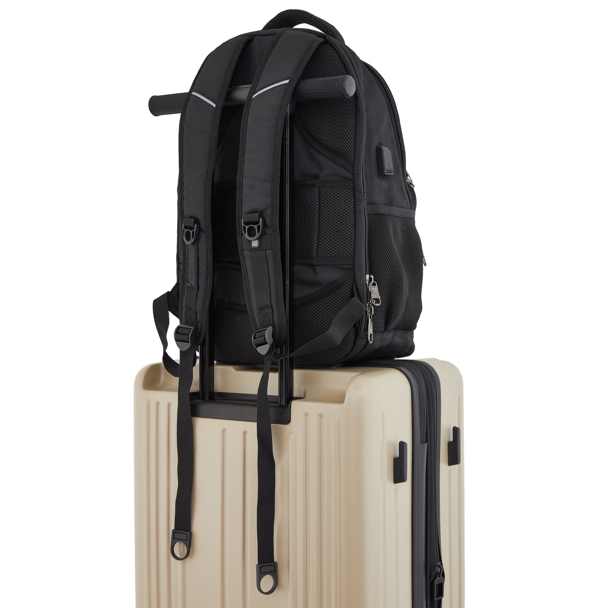 Scotch &amp; Soda Eindhoven 3 Piece Wing-On Expandable Luggage Set