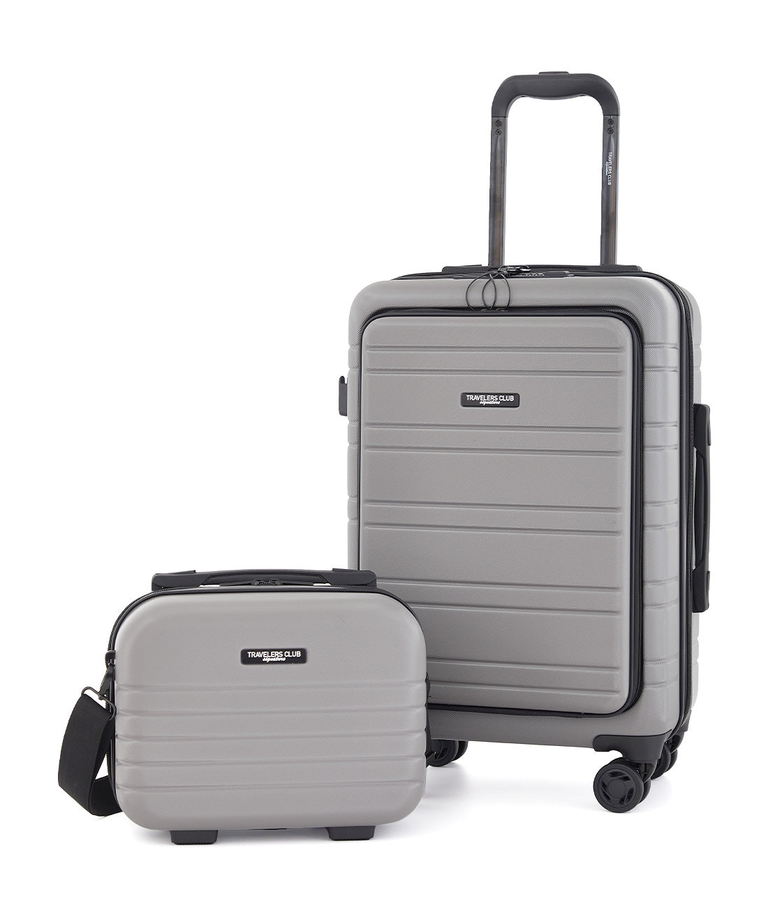 Discovery Collection | 2PC Expandable Rolling Carry-on Luggage Set