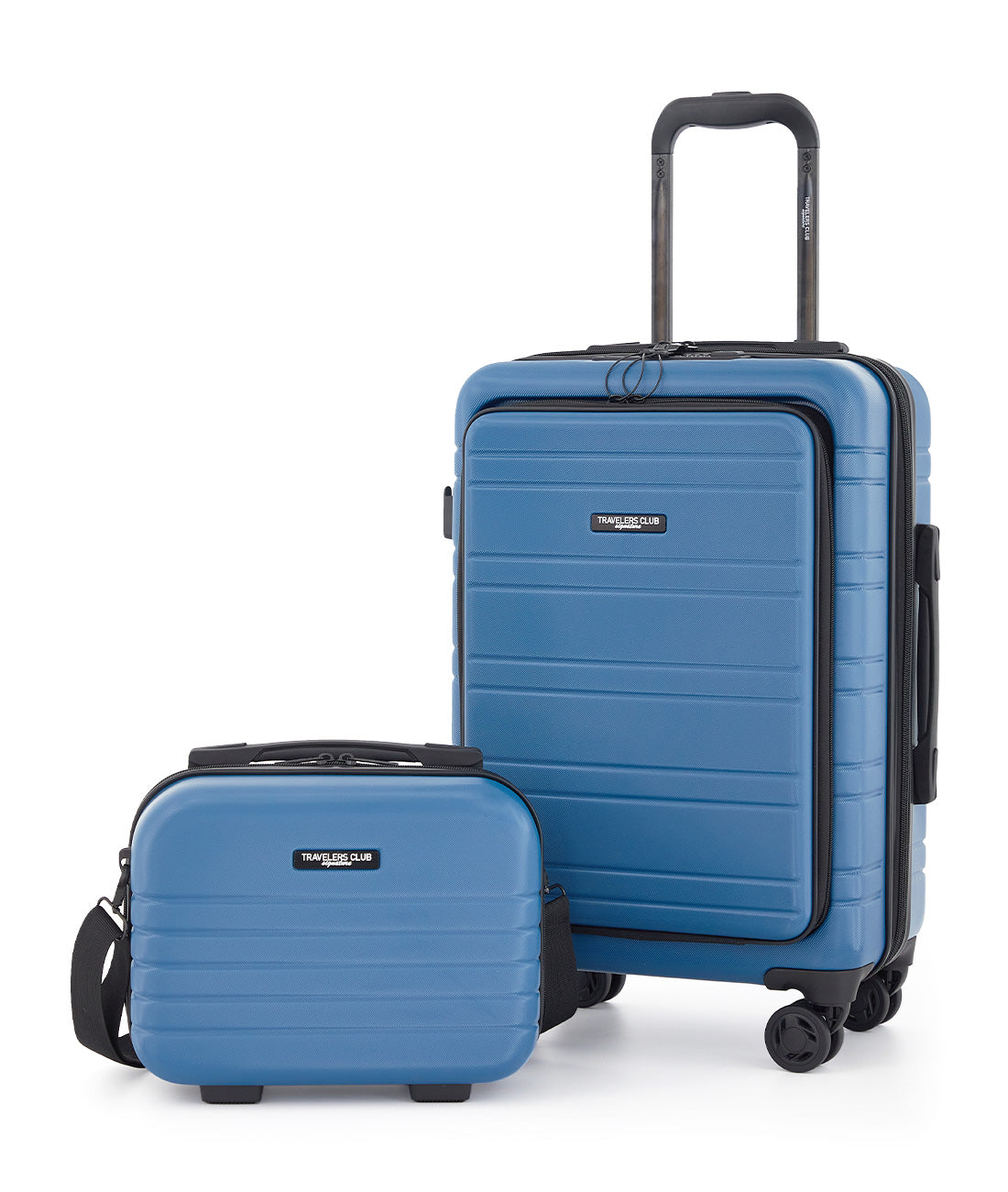 Discovery Collection | 2PC Expandable Rolling Carry-on Luggage Set