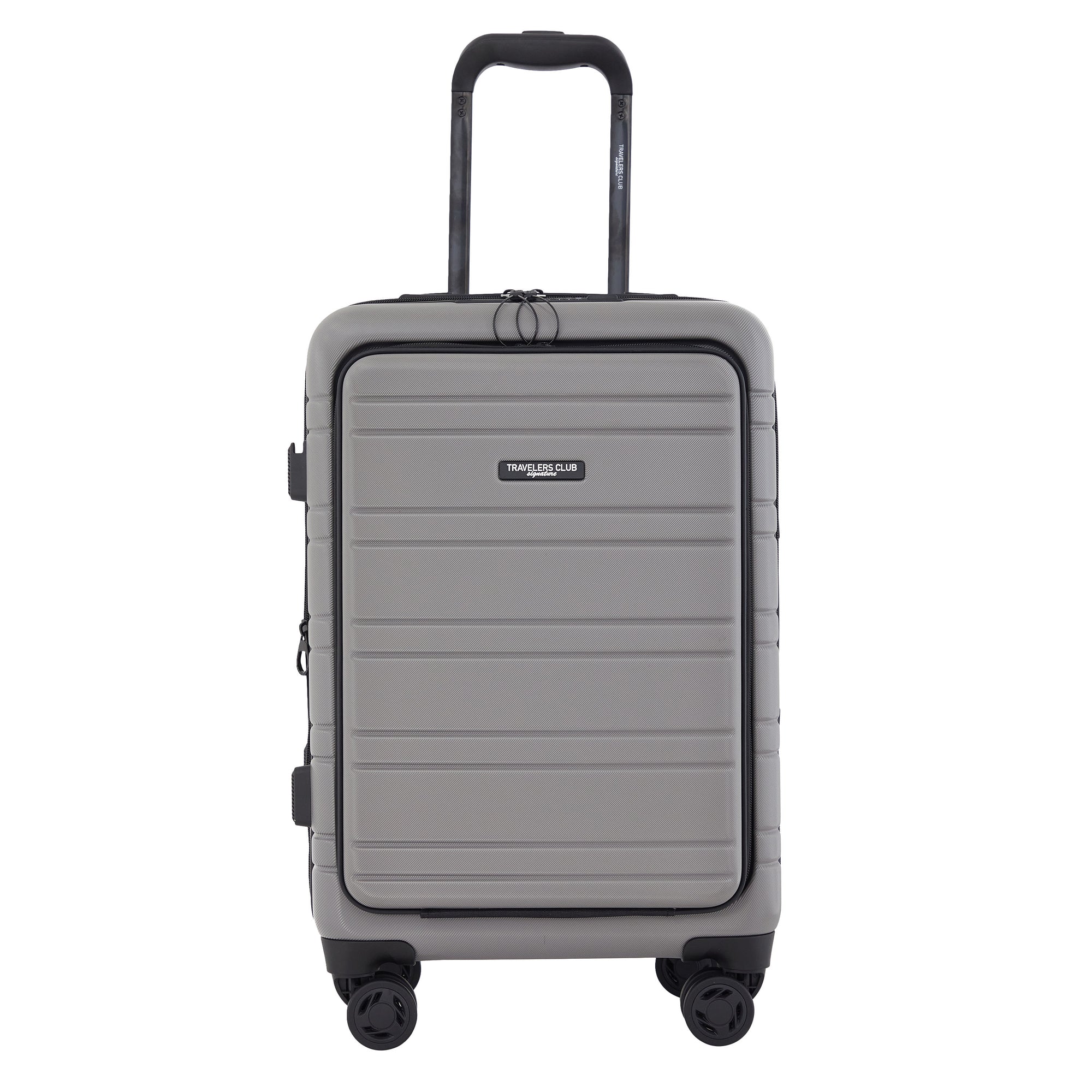 Travelers Club Discovery 2 Piece Expandable Rolling Carry-On Luggage Set