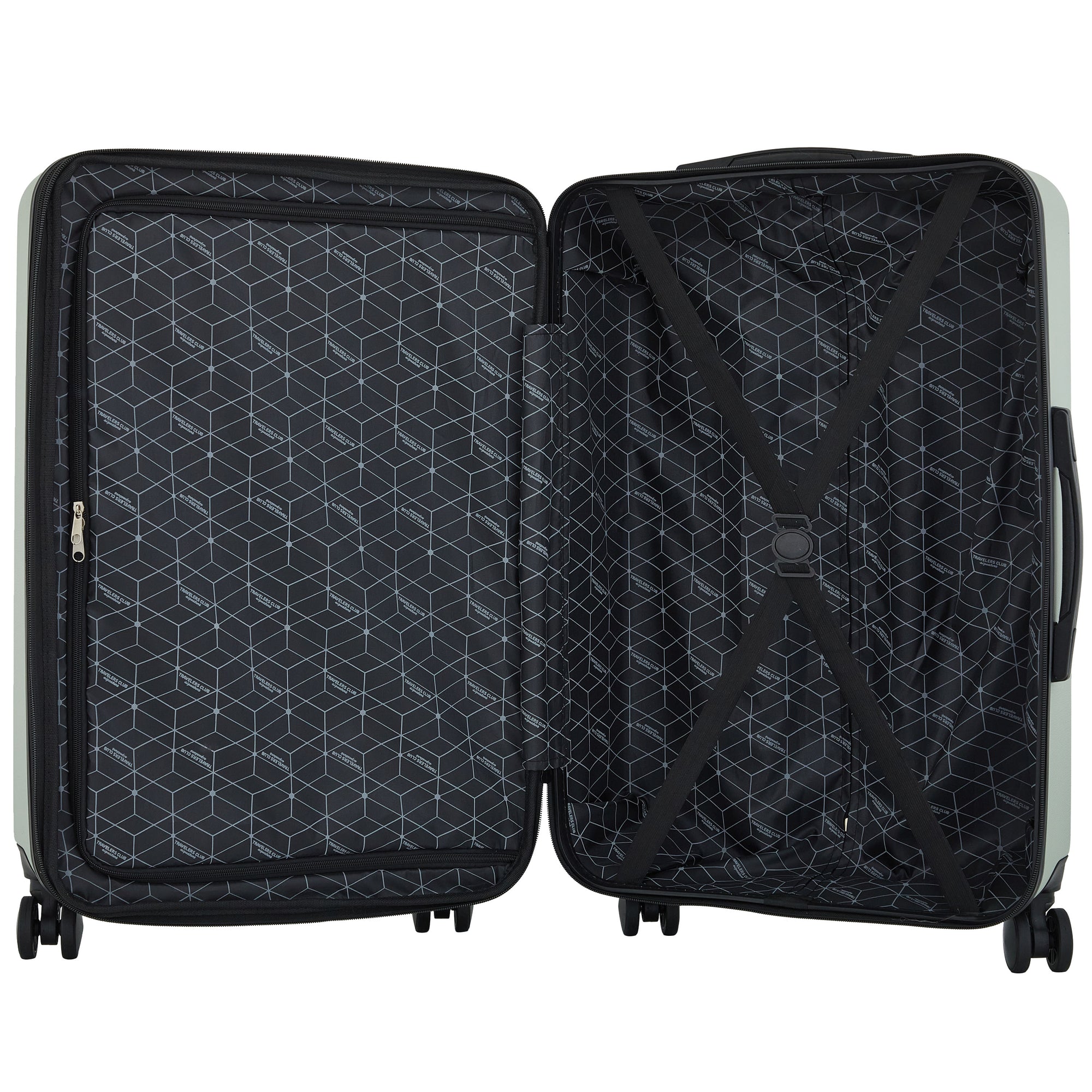 Travelers Club 5 Piece Velocity Expandable Rolling Hardside Luggage Set