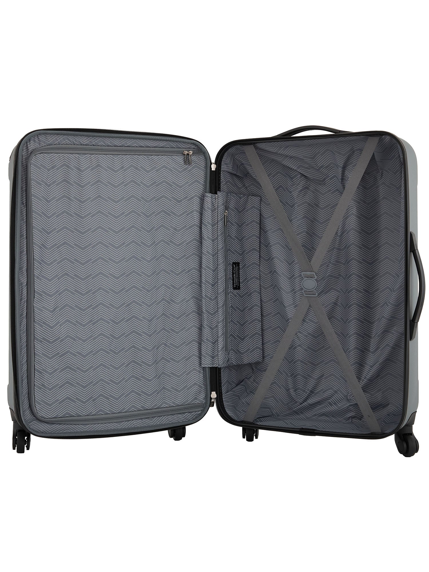 Travelers Club 4-Piece Hard Side Spinner Travel Luggage
