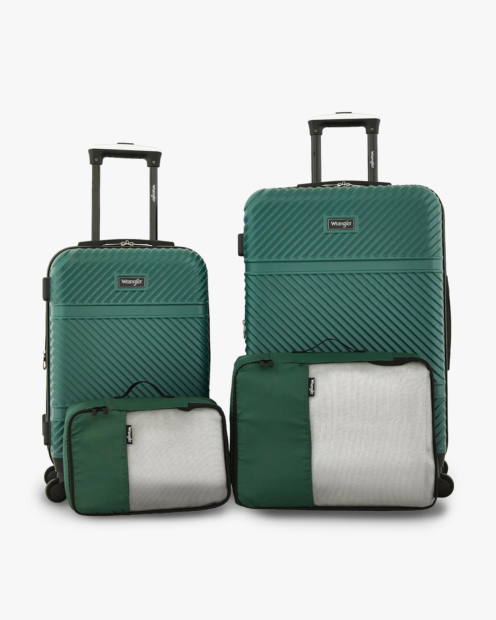 Wrangler 4-Piece Hardside Luggage Set