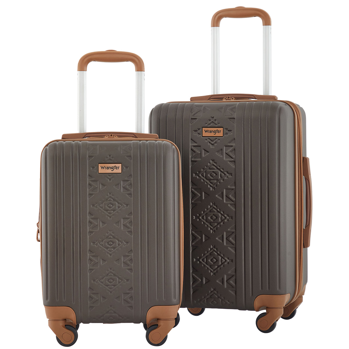 Wrangler 22" and 18" Heartland 2-Piece Carry-On Luggage Set