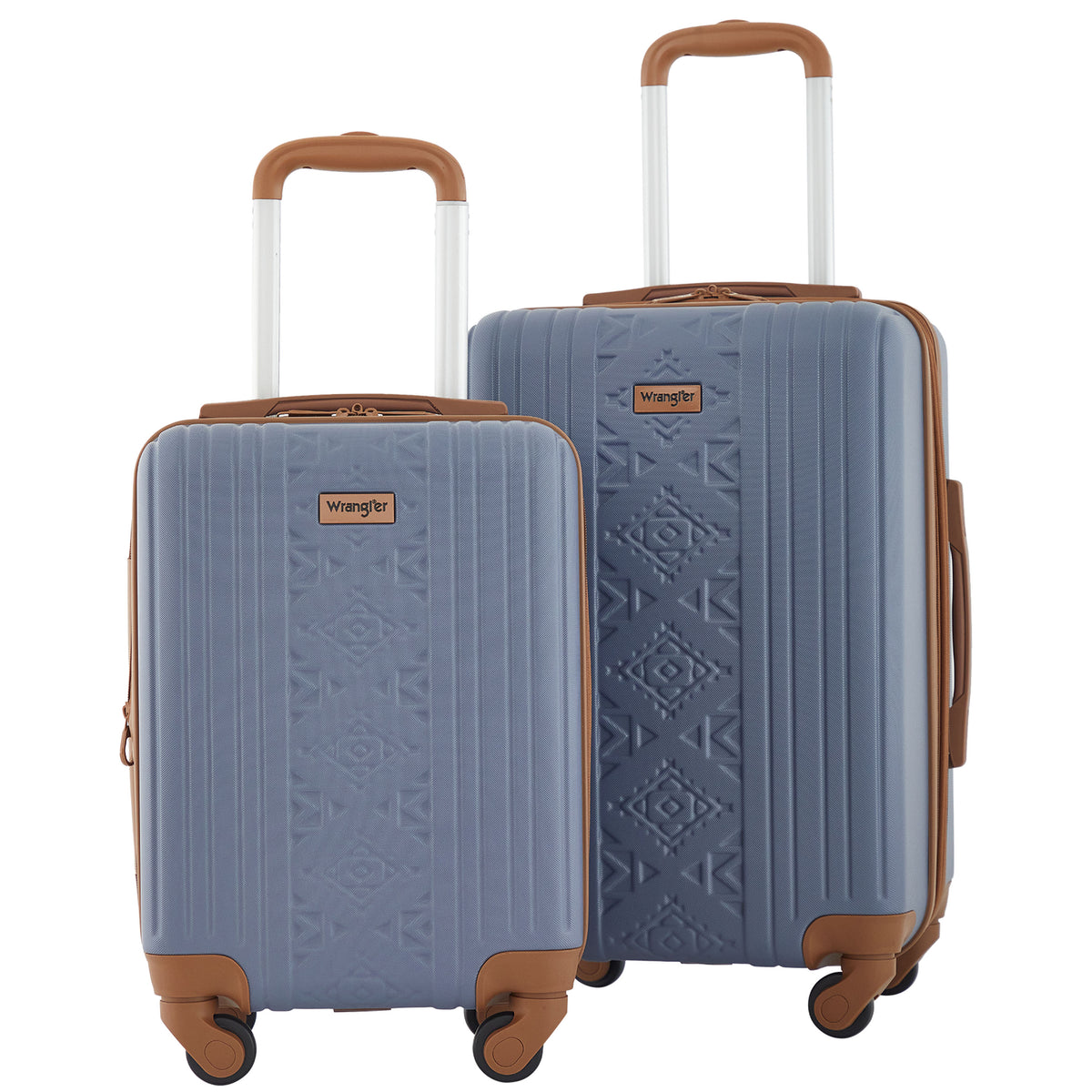 Wrangler 22" and 18" Heartland 2-Piece Carry-On Luggage Set