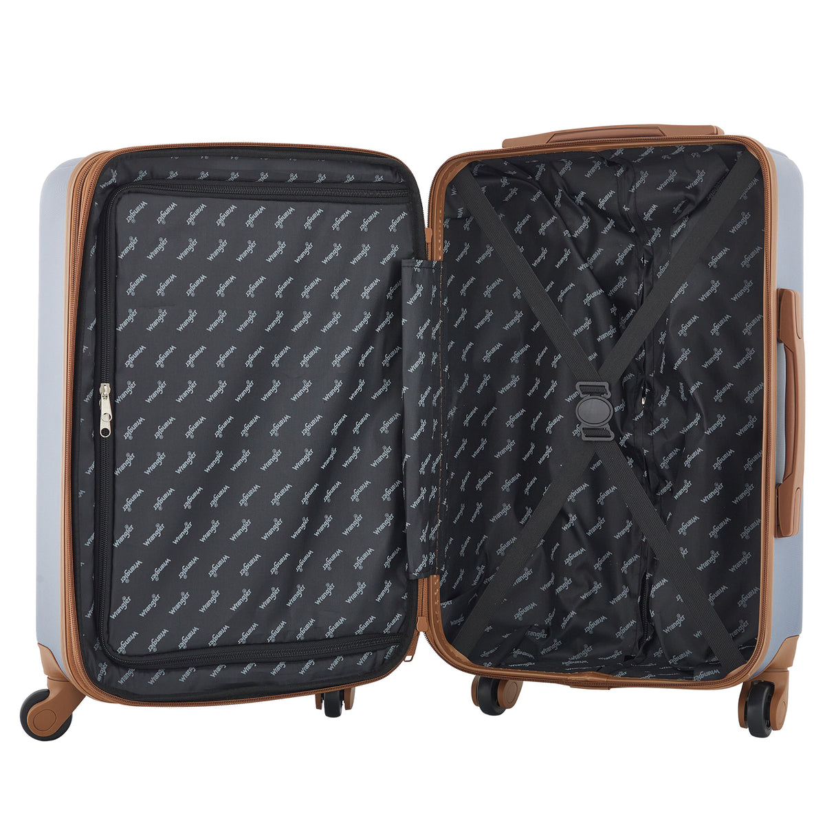 Wrangler 22" and 18" Heartland 2-Piece Carry-On Luggage Set