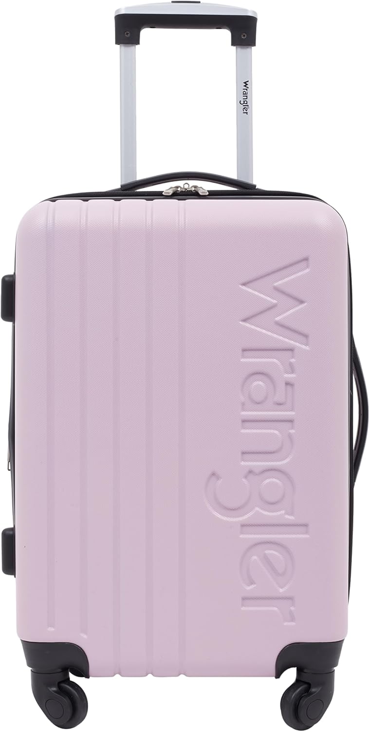 Wrangler 20&quot; Carry-On Luggage with 2 Accessory Bags Set