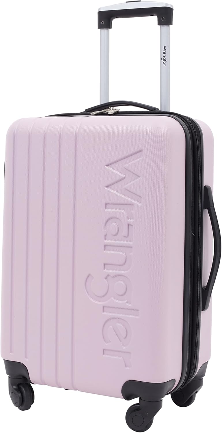 Wrangler 20&quot; Carry-On Luggage with 2 Accessory Bags Set