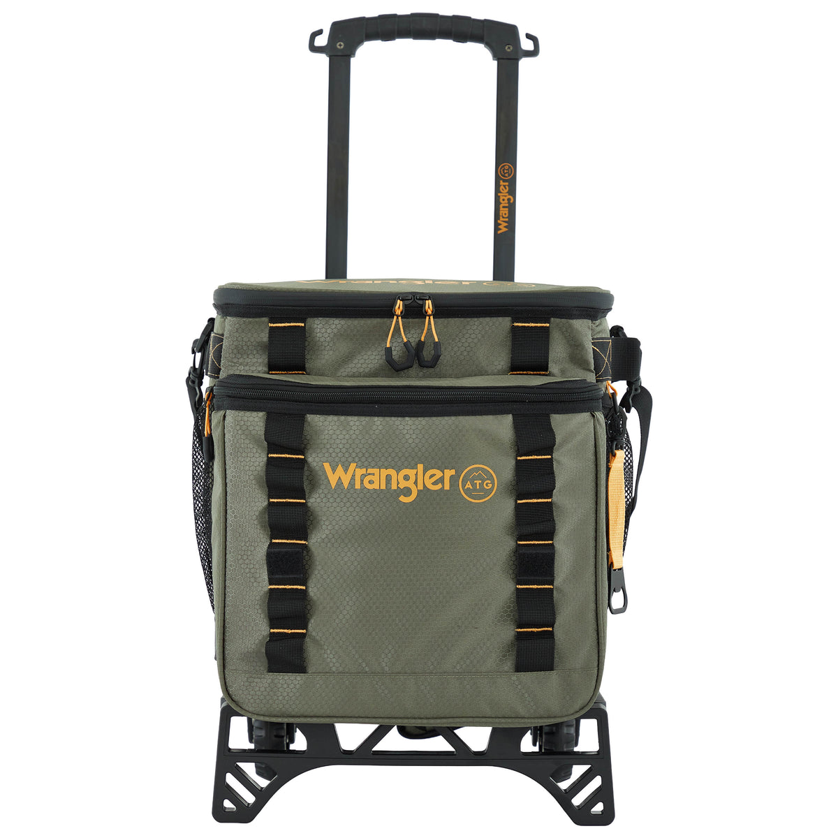 Wrangler ATG Cooper 38L Collapsible Cooler with Tri-Fold All-Terrain Cart