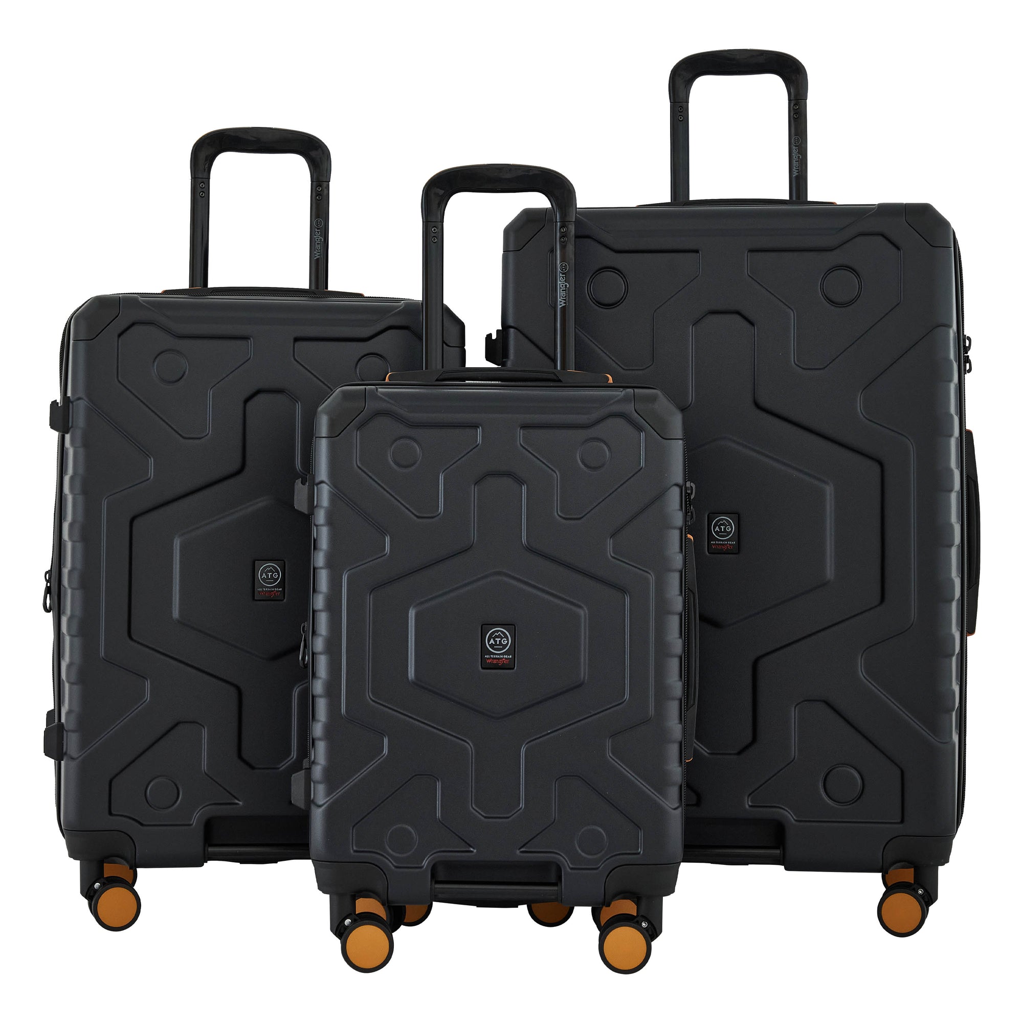 Outland 3PC Expandable Rolling Hardside Luggage Set