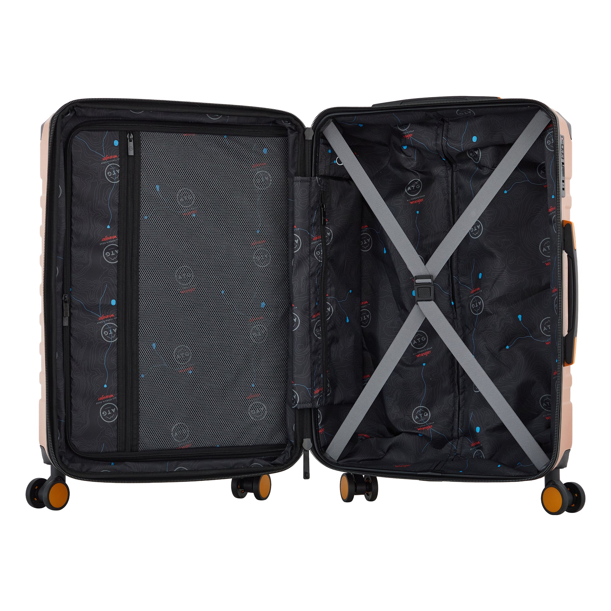 Outland 3PC Expandable Rolling Hardside Luggage Set