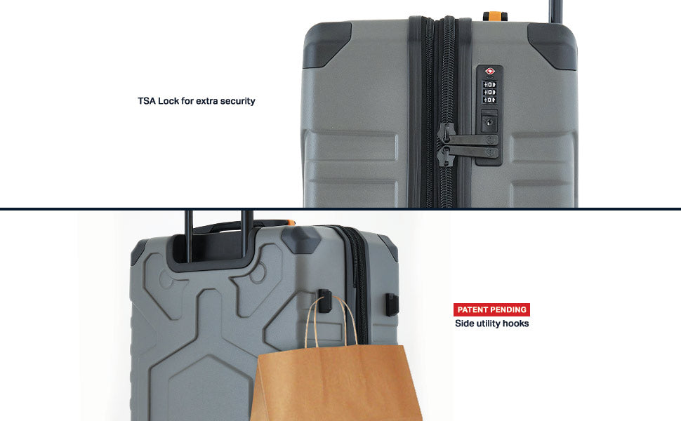 Wrangler ATG Outland Hardside Luggage, 3-Piece Set or 22-inch Carry-On