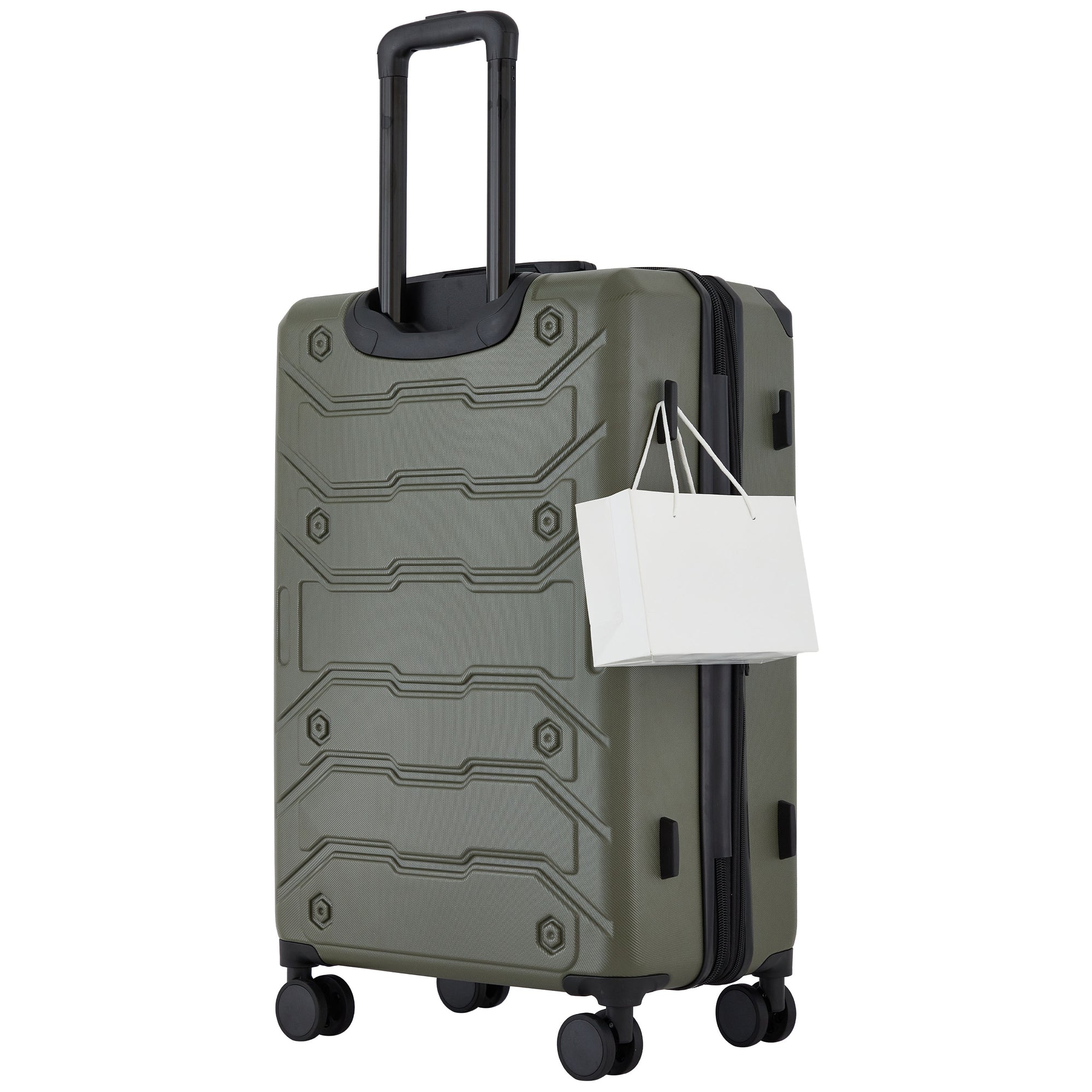 Trailway 4PC Expandable Rolling Hardside Luggage Set