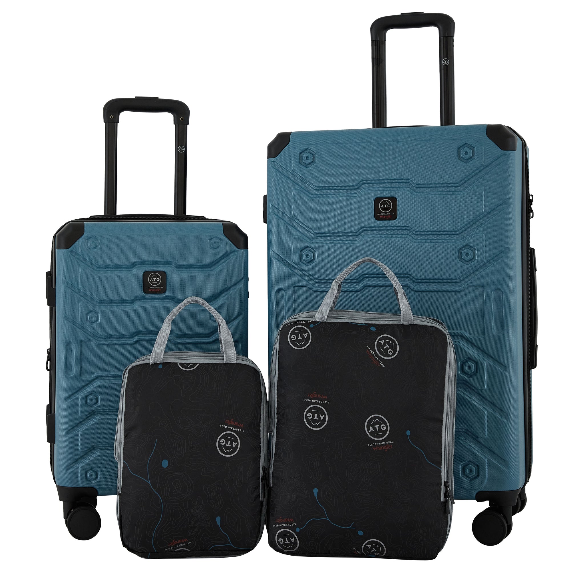 Trailway 4PC Expandable Rolling Hardside Luggage Set