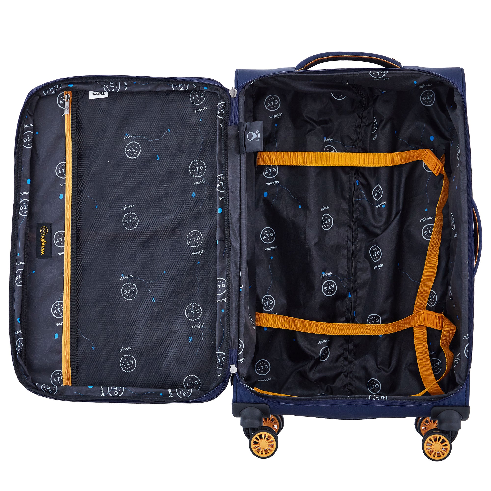 Evercrest 3PC Expandable Rolling Softside Luggage Set