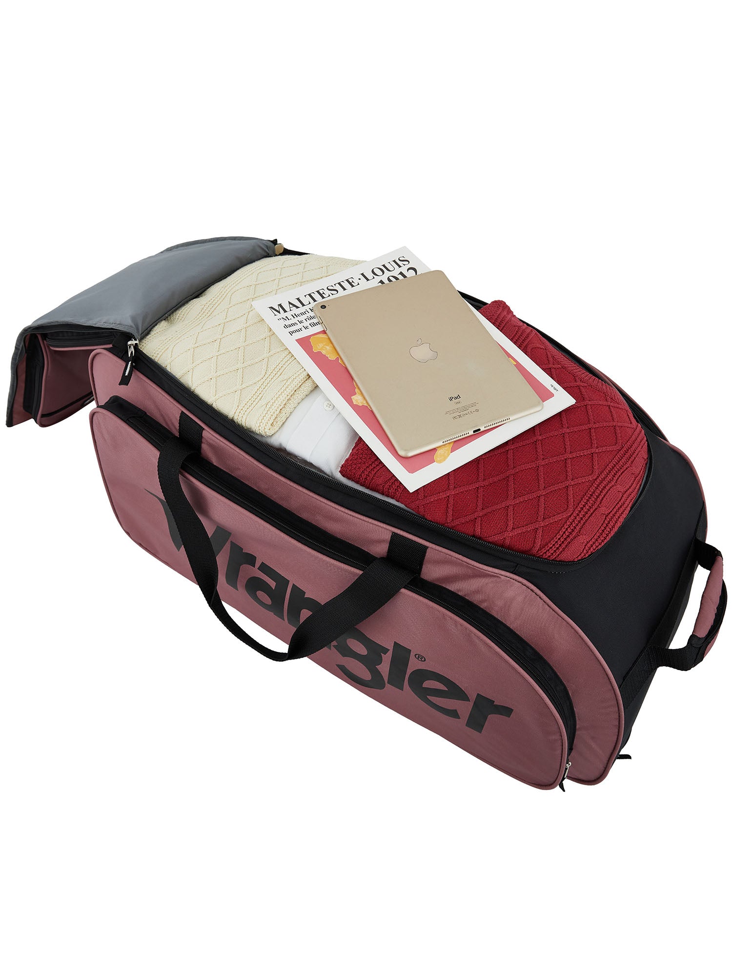 Wrangler 30 inch Multi-Pocket Upright Rolling Duffel